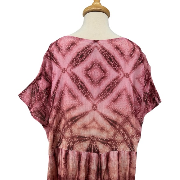 NWT Sundance Gemi Embroidered Tie Dye Print Boho Dress Size XL NEW - Picture 9 of 13